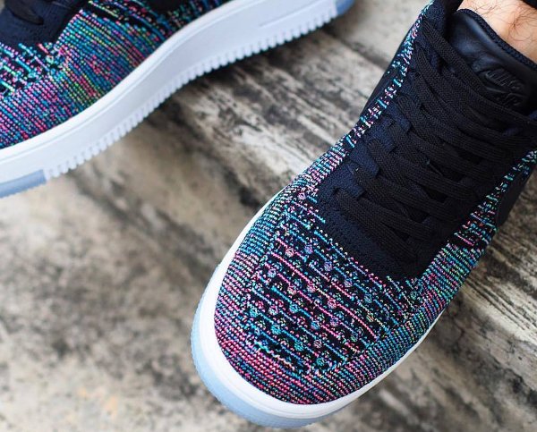 Basket Nike Air Force 1 Ultra Flyknit Low Multicolor Blue Lagoon pas cher (2)