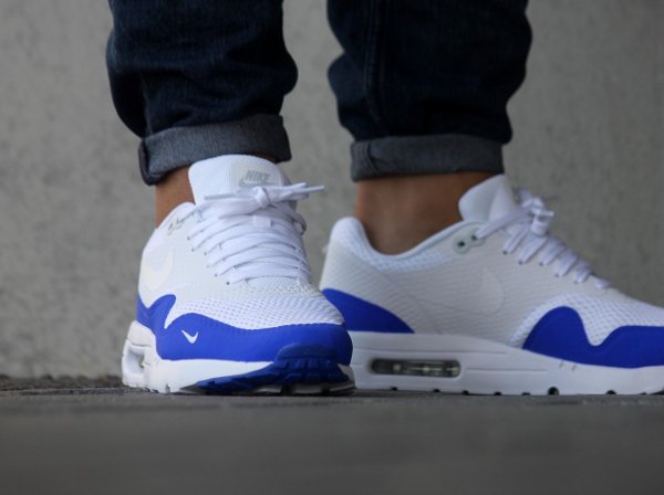 Basket Nike Air Max 1 Ultra Essential Mini Swoosh Racer Blue (2)