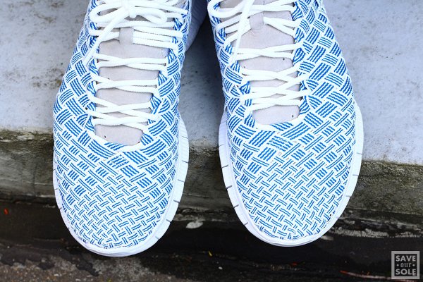 Basket Nike Free Inneva Woven Fountain Blue pas cher (3)