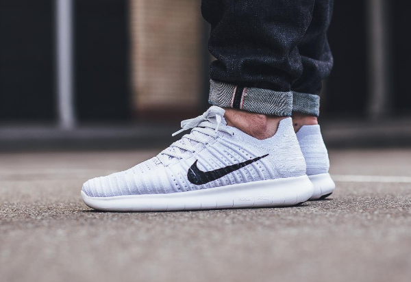 nike free rn flyknit pure platinum