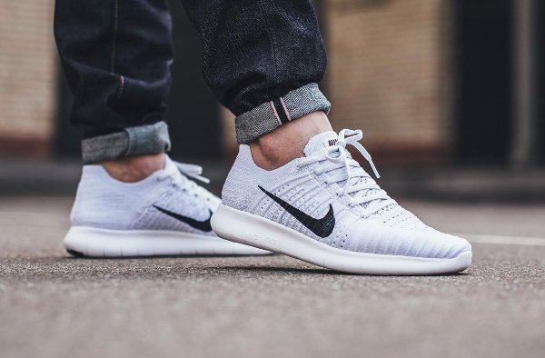 nike free rn flyknit pure platinum