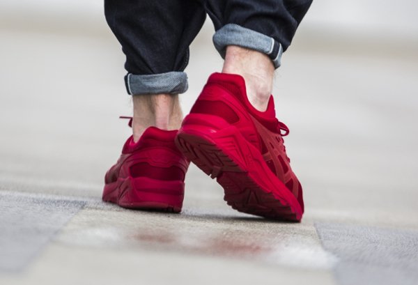 Chaussure Asics Gel Kayano Trainer Evo rouge (3)