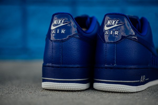 Chaussure Nike Air Force 1 07 LV8 Woven Concord Blue (bleue) (3)