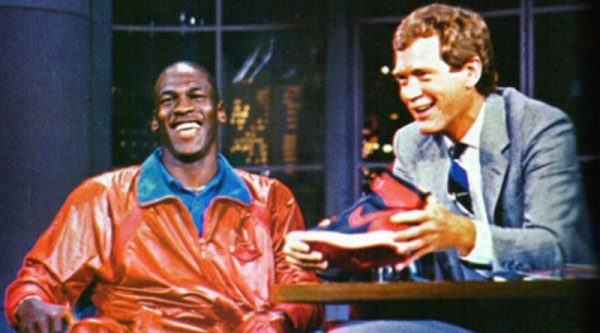 Michel Jordan & David Letterman 1986