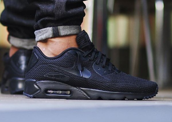 nike air max 90 ultra br triple black