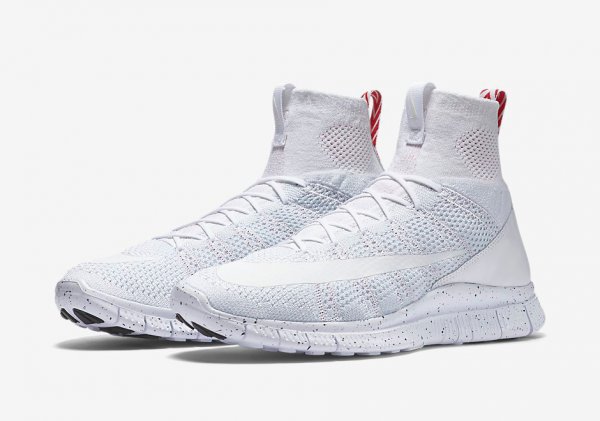 Nike Free Mercurial Superfly Triple White