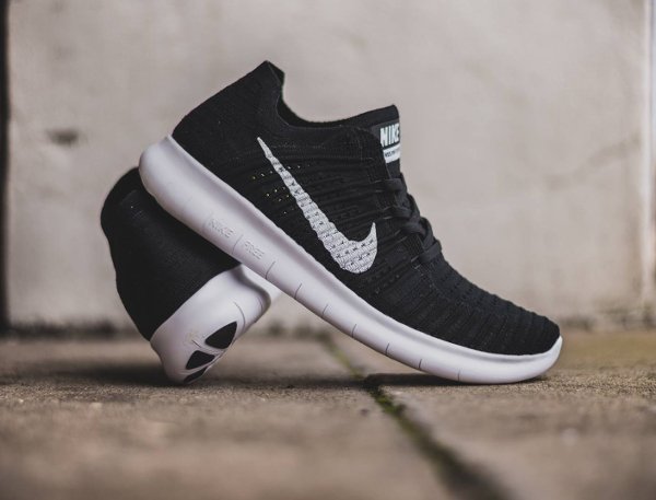 Nike Free Run Flyknit noire 1 600x457