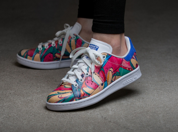 tubo respirador paz En honor Adidas Stan Smith W Multicolor 'Rio's bananas' Light Blue