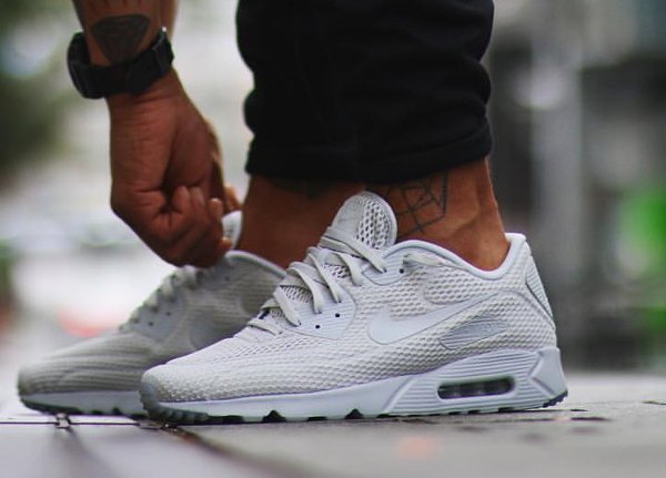 basket Nike Air Max 90 Ultra Breathe Pure Platinum