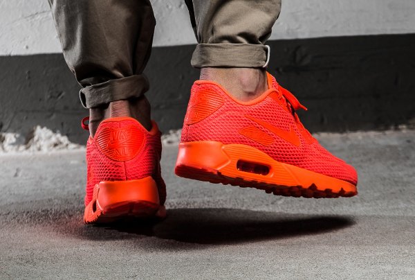 air max rouge fluo homme