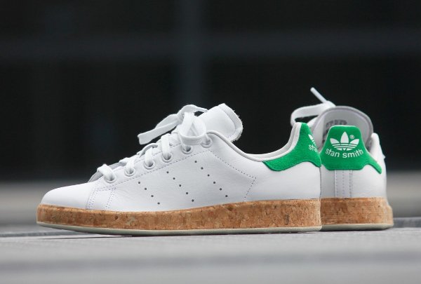 chaussure Adidas Originals Stan Smith Luxe W White Black (2)