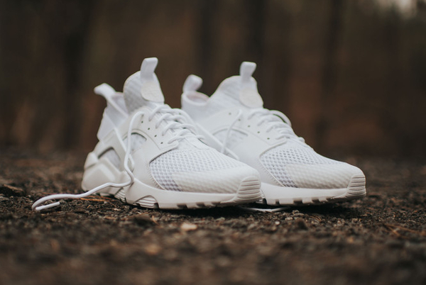 Air Huarache Run Ultra BR Triple White &