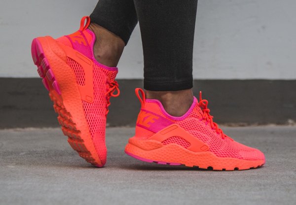 chaussure Nike Air Huarache Ultra Run BR Total Crimson (femme) (2)