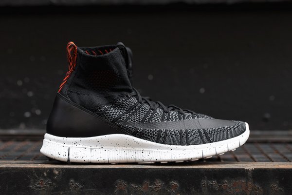 chaussure Nike Free Mercurial Superfly FC Black Grey Team Orange (9)