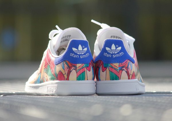 chaussure The Farm Company x Adidas Originals Stan Smith Lab Blue (4)