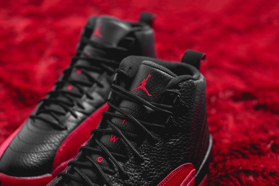 Air Jordan 12 Retro Flu Game Black Red 2016