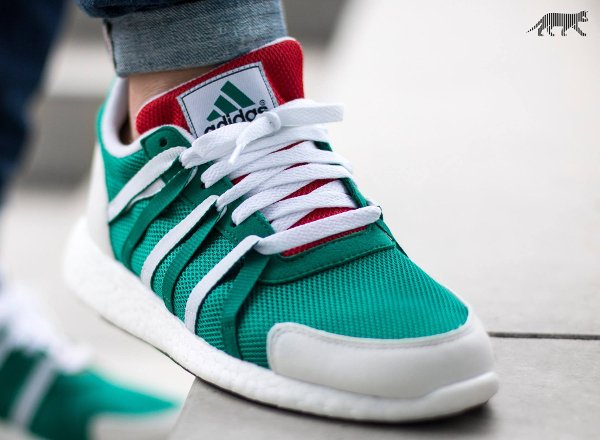 Basket Adidas EQT Racing 93 16 Boost OG Sub Green White Red (3)