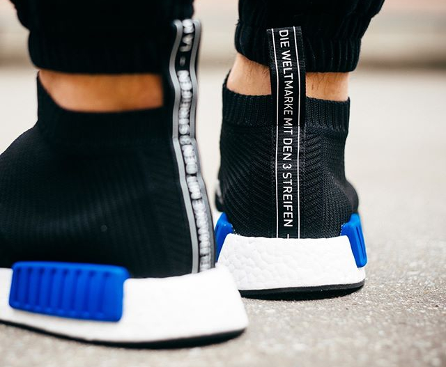 City Sock Primeknit 'S79152' Black Blue