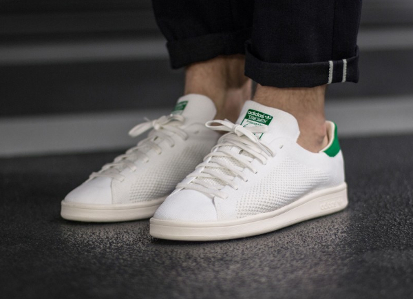 basket adidas stan smith circular knit chalk white