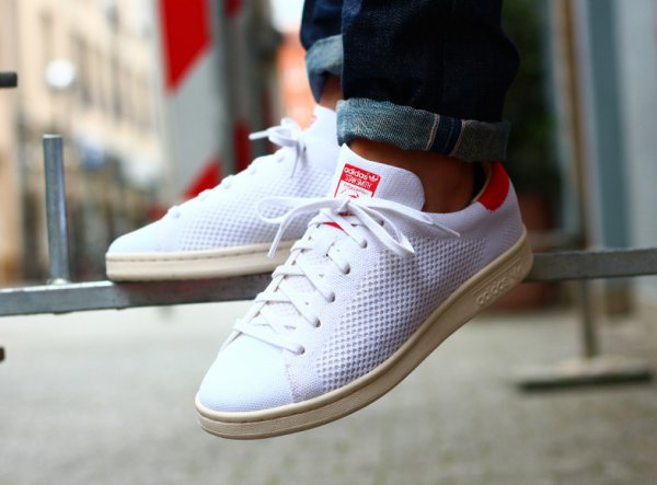 adidas stan smith circular knit chalk white