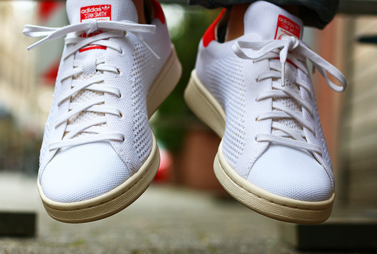 basket adidas stan smith og blanc et rouge