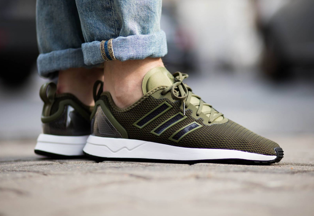 adidas zx flux adv homme vert