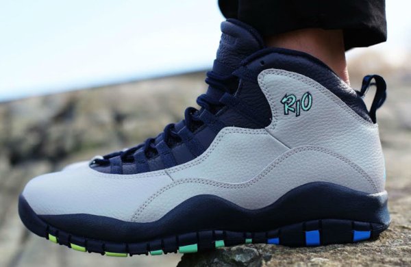 Basket Air Jordan 10 Retro City Rio Cool Grey (3)