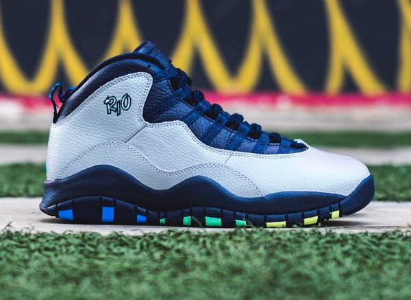 Basket Air Jordan 10 Retro City Rio Cool Grey (6)