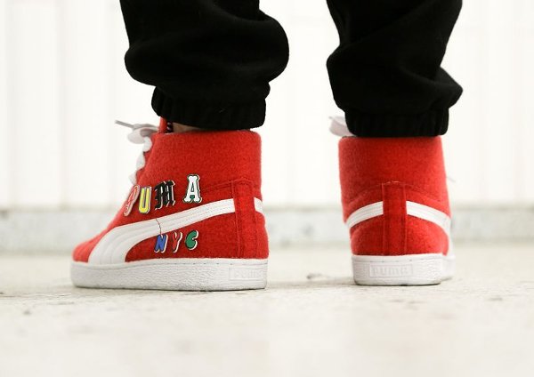 Basket Dee & Ricky x Puma Basket Mid Velcro Ribbon Red (2)