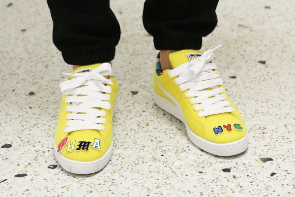 Basket Dee & Ricky x Puma Basket Velcro Vibrant Yellow