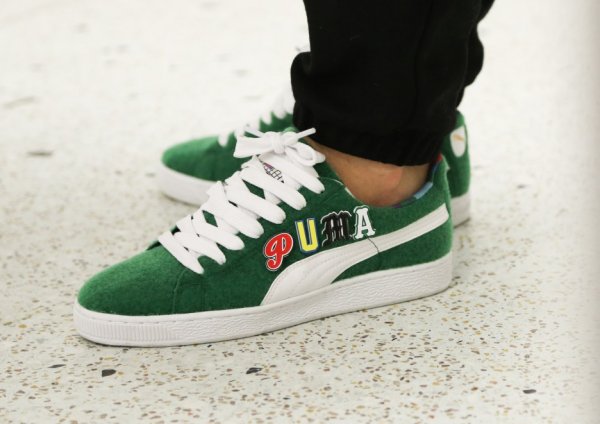 Basket Dee & Ricky x Puma Basket Velcro Verdant Green (vert)