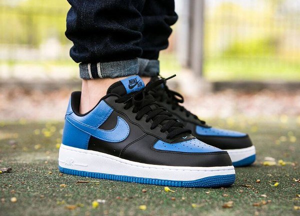 Basket Nike Air Force 1 Low J-pack Black Royal Blue (1)