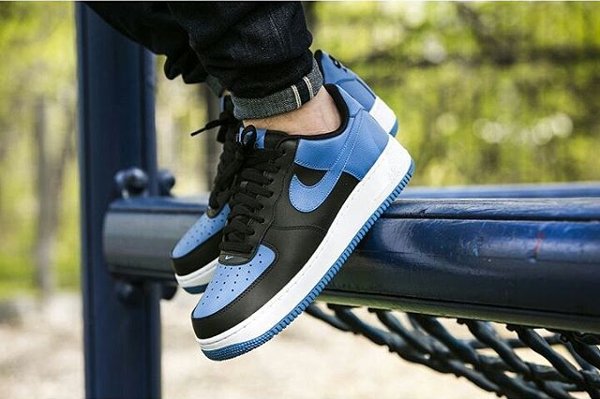 Basket Nike Air Force 1 Low J-pack Black Royal Blue (2)