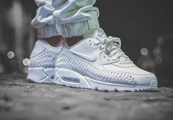 Basket Nike Air Max 90 PRM Woven Phantom White - @soggiu23