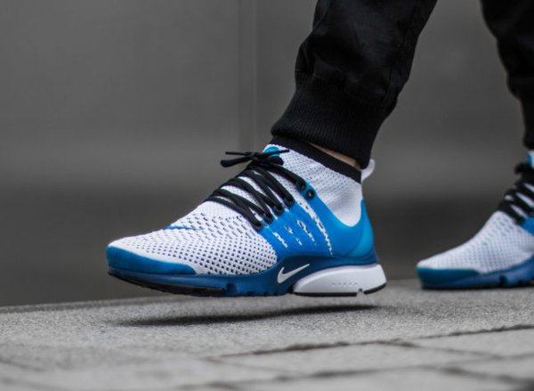 Basket Nike Air Presto Ultra Flyknit White Racer Blue Midnight (2)