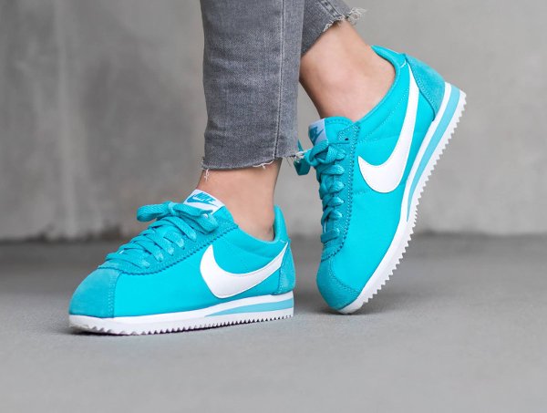 Basket Nike Classic Cortez 15 Nylon (Gamma Blue White) (1)