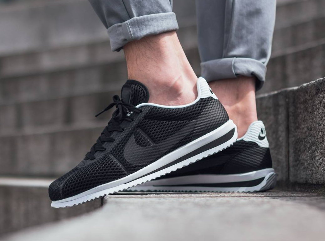 Nike Cortez Breathe Black, Total & Pure Platinum