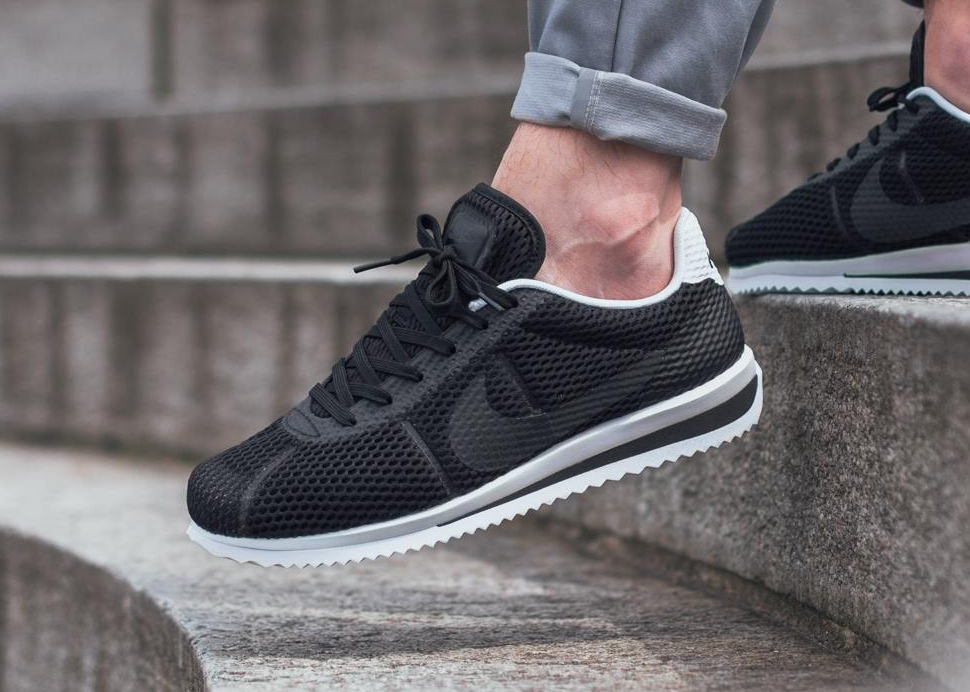 Nike Cortez Breathe Black, Total & Pure Platinum