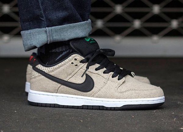 Basket Nike Dunk Low Pro SB PRM 'Hemp 420' Bamboo QS pas cher (1)