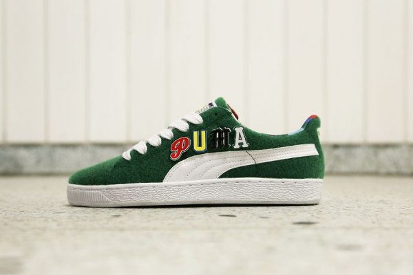 Chaussure Dee & Ricky x Puma Basket Verdant Green (4)