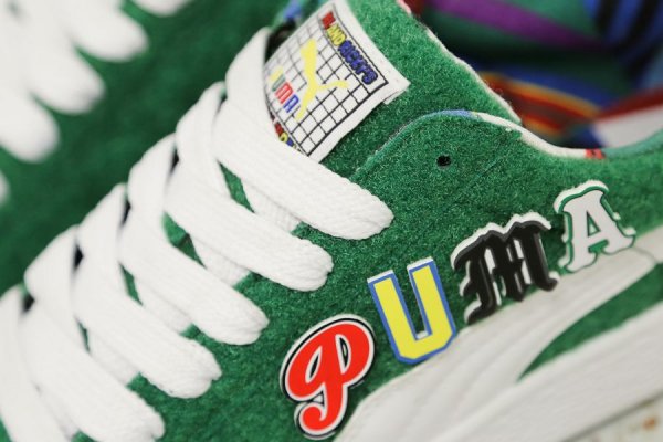 Chaussure Dee & Ricky x Puma Basket Verdant Green (5)