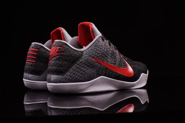 Chaussure Nike Kobe 11 Low x Air Jordan 3 Black Cement Grey (2)