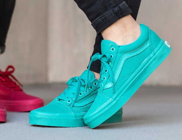 Chaussure Vans Old Skool Bright Aqua (turquoise) (2)