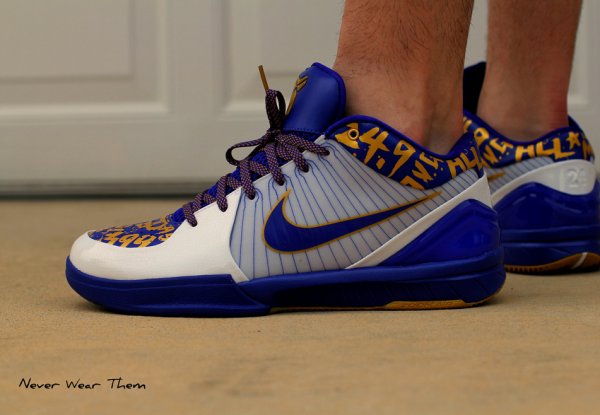 Nike Kobe 4 Finals NBA Home - Never Wear Them