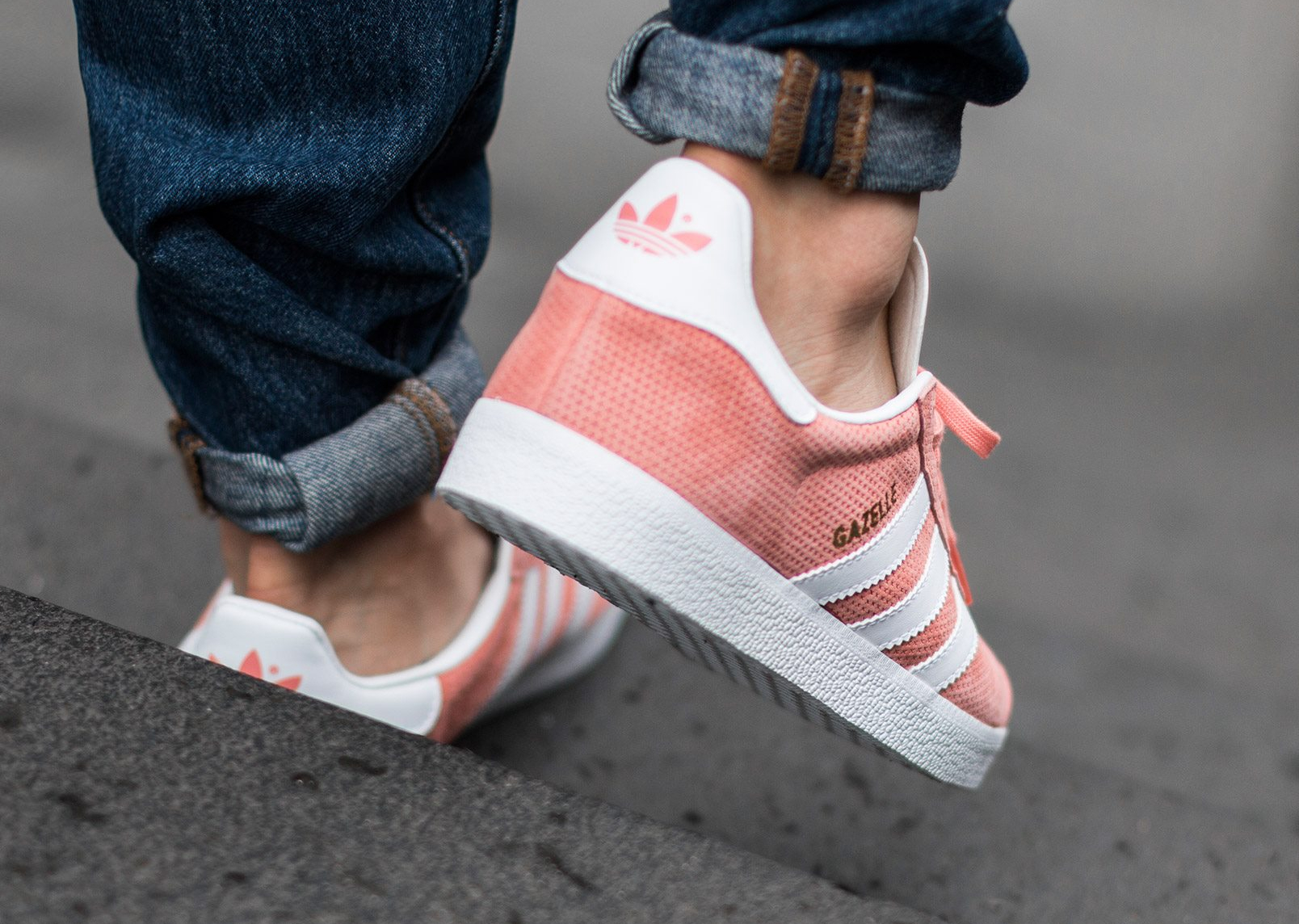 adidas gazelle femme saumon