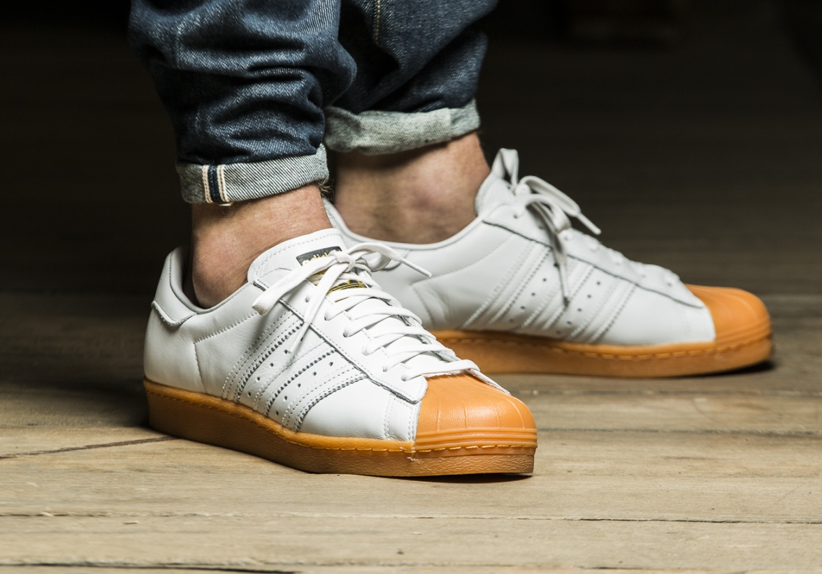 Adidas Superstar 80's DLX Gum Shell Toe