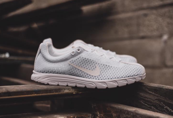 Nike Mayfly Premium Triple White blanche