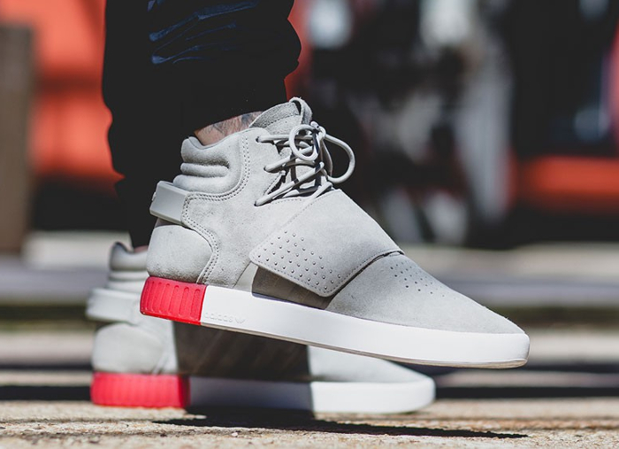 adidas tubular invader gris