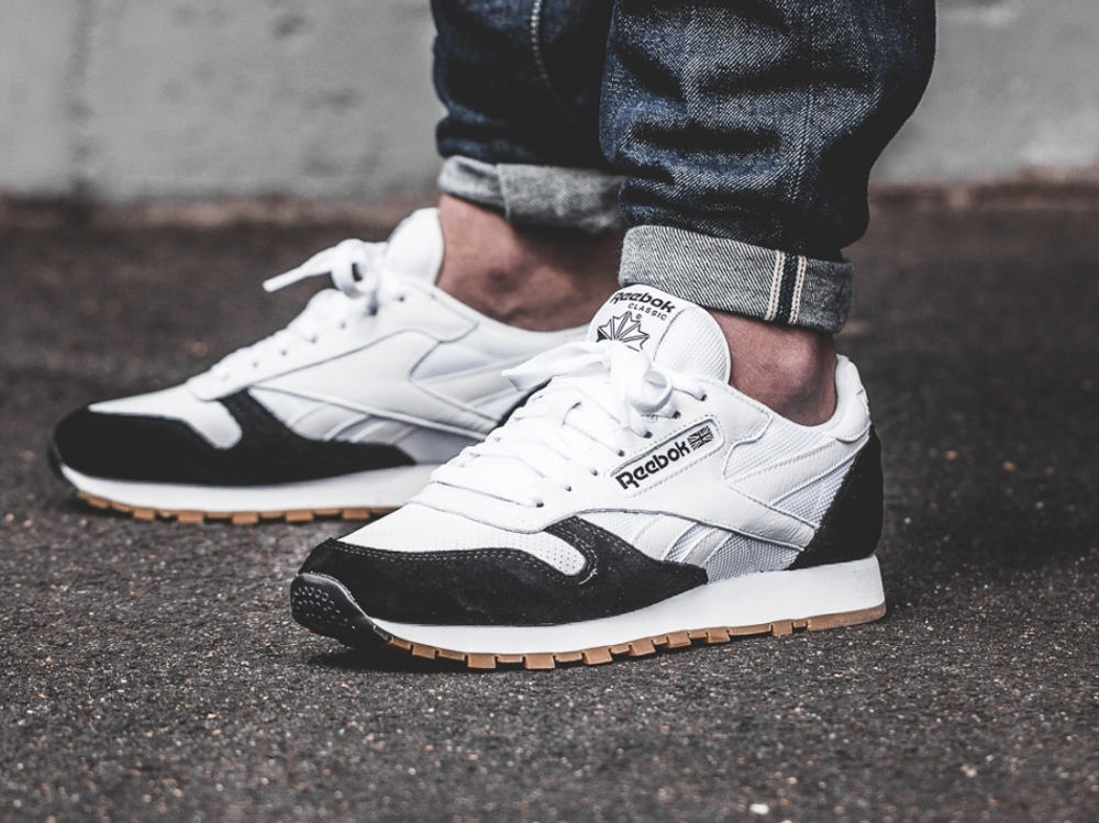 reebok classic noir et blanc