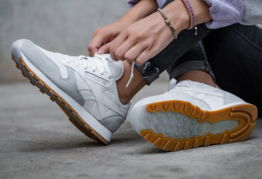 reebok classic leather perfect split grey